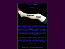 Tablet Screenshot of plasterprose.com